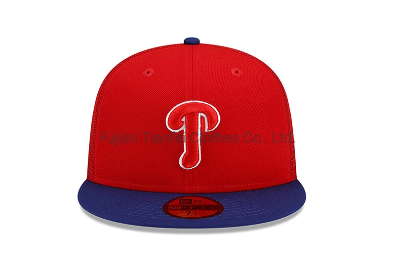 Sports Specialties Men&prime; S Fitted Hat Red/Royal Baseball Cap