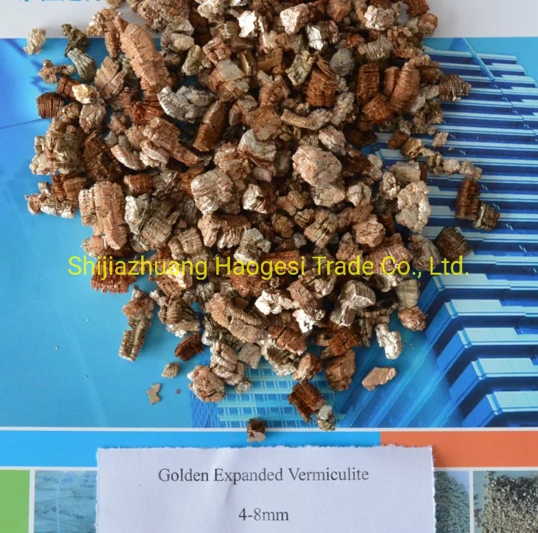 Factory Supply Hydroponic Medium Used Golden Expanded Vermiculite