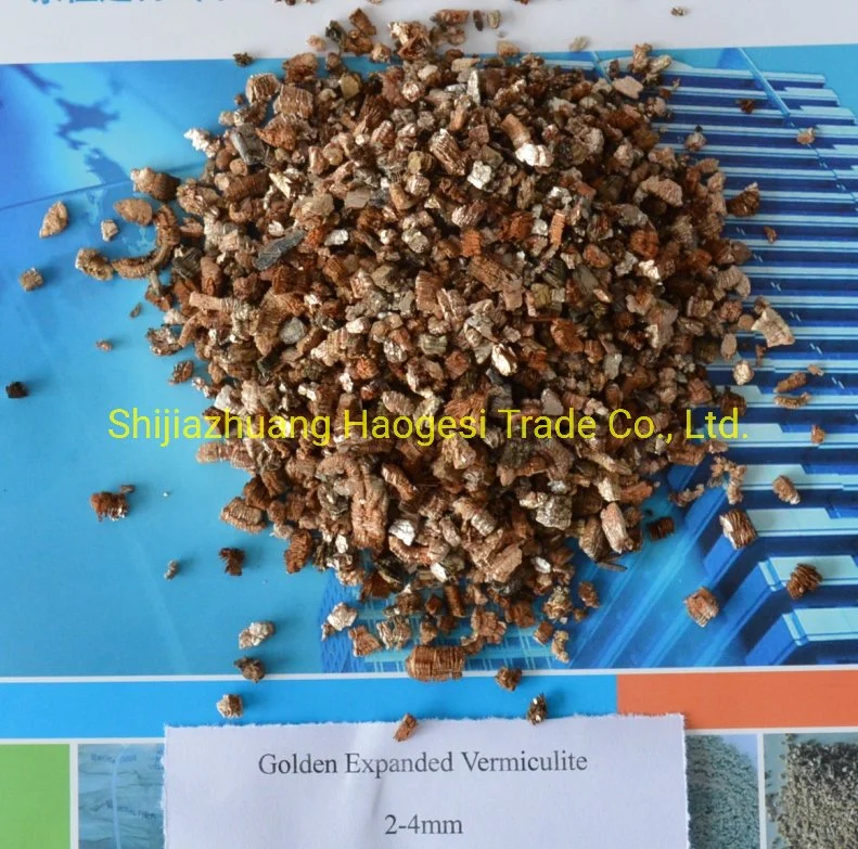 Factory Supply Hydroponic Medium Used Golden Expanded Vermiculite